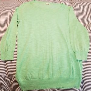 J.Crew Slub cotton Teddie sweater